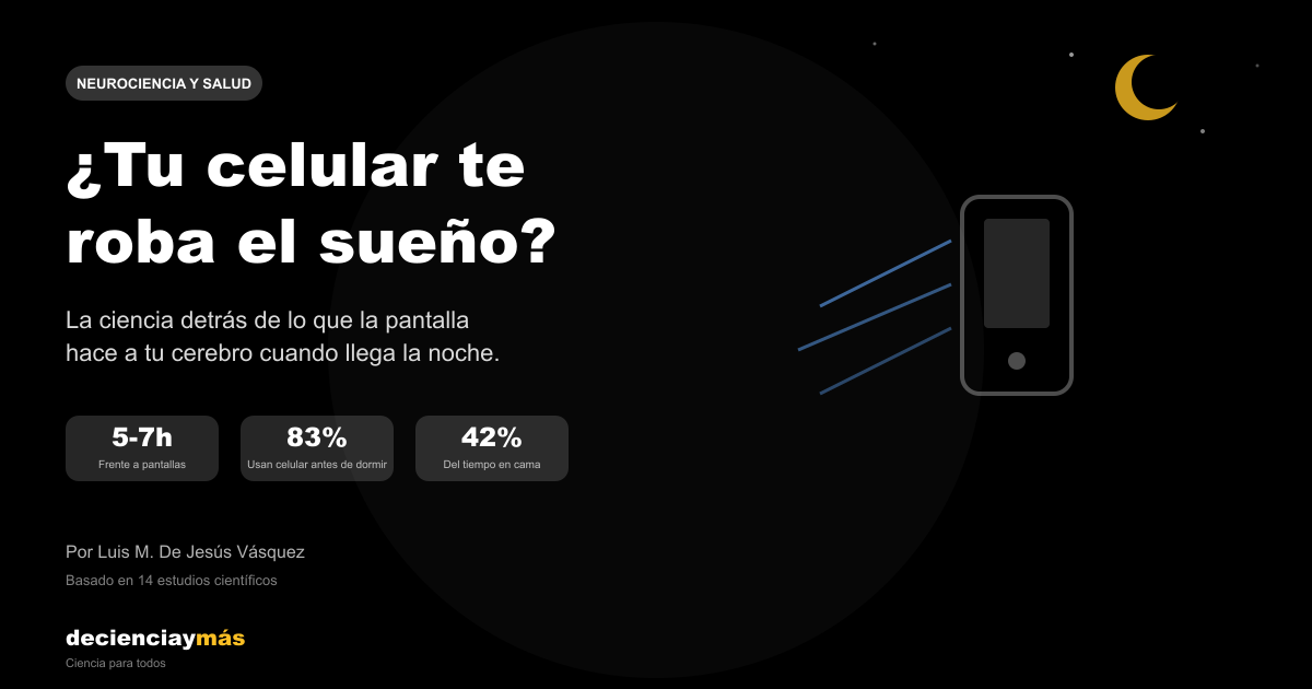 ¿Tu celular te roba el sueño? La ciencia detrás de lo que la pantalla hace a tu cerebro